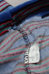 Vintage 90s Santana Striped Pocket T-Shirt Men’s L Acrylic Grunge Skater Surfer