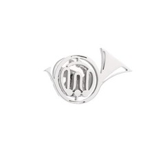 Stainless Steel Musical Instruments Trumpet Men’s Lapel Pin Brooch for Suit A…