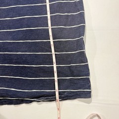 American Eagle Men’s Super Soft Striped Henley Tee Blue Size Large