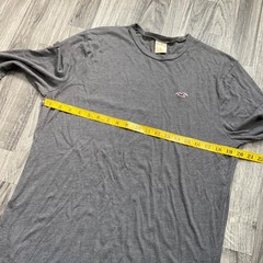 HOLLISTER Embroidered Logo Pullover Grey Crewneck Long Sleeve Shirt Men’s Size L