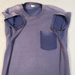 Vintage Faded Ghost Pocket T Shirt Men S Single Stitch 70s 80s Distressed Soft