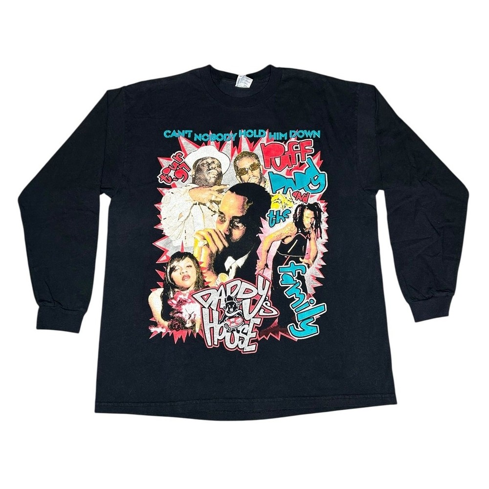 Vintage 90s Puff Daddy and The Family Tour Rap T-Shirt Size XL