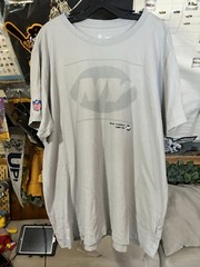 Nike Dri-FIT New York Jets NFL On Field Apparel Grey T-Shirt sz XXL