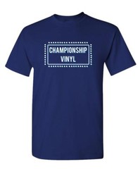 CHAMPIONSHIP VINYL – Unisex Cotton T-Shirt Tee Shirt