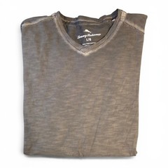 Tommy Bahama Men’s Grey V-Neck Shirt 100% Pima Cotton Vintage Wash Size L