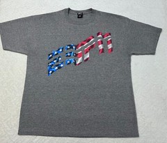 Vintage 1990s 90s ESPN TV Sports Store USA American Flag Graphic Promo T-Shirt L