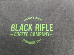 Black Rifle Coffee Company T Shirt Mens Extra Large Grey Outdoor Logo Flag