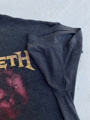 Vintage 1987 Megadeth T-Shirt Mens Large Black Single Stitch 80s Radioactive