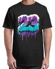 23 Number Vintage Adult S-4XL T-Shirt
