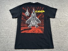 F-22 Raptor Shirt Mens Medium Black Blackbird Airplane Military Fighter Jet