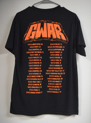 2 Metal T-shirt Lot: Metallica, Gwar
