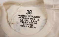 Bronson WW2 PW Pocket Tee Vintage Prison Style Short Sleeve T-Shirts Natural T