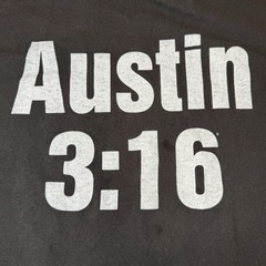 Authentic WWE STONE COLD Steve Austin 3:16 2018 T-shirt Size Small WWF Skull