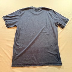 Paris France Universite Graphic T-Shirt Mens Large Navy Blue Cotton Blend Tee