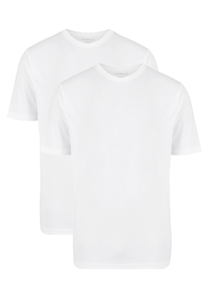 Marvelis Men’s T-Shirt Twin Pack – Modern Fit – Crew Neck