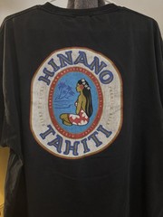 Vtg Hinano Tahiti T Shirt Sz 2XL Men’s Beer 90’s T Shirt Black