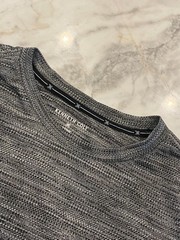 Kenneth Cole Active Front Pocket Dark Gray Men’s Crewneck T-shirt Size Large