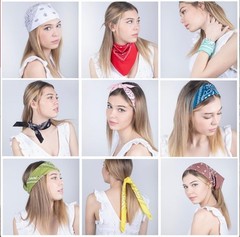 Tergy 30PCS Bandanas Unisex Paisley Bandanas Bulk Multi-Purpose Headband Cowb…