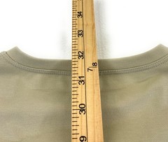 BYLT Basics Men’s Drop Cut Short Sleeve Henley Stretch Beige T-Shirt XXL