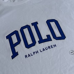 Polo Ralph Lauren White Short Sleeve Logo Jersey Tee Shirt Men’s 5XLT 5XL TALL