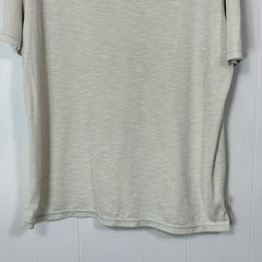 Tommy Bahama Mens L/G Beige Tencel Polyester Short Sleeve T Shirt Beach Casual