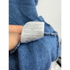 Faherty Indigo Dyed Pocket T-Shirt Mens Large Blue Short Sleeve Cotton Tee