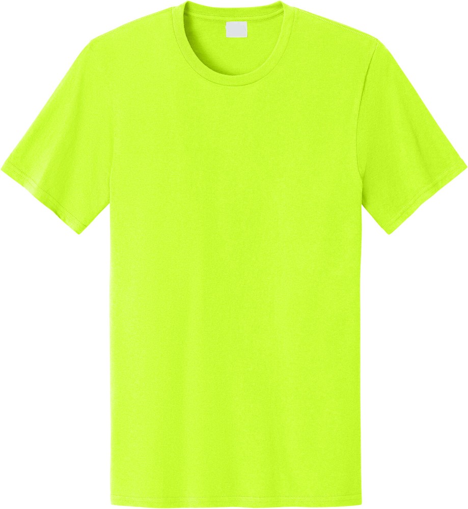 Mens Safety Green Safety Orange T-Shirt Light Weight 4.3-Ounce Blended Tee S-4XL