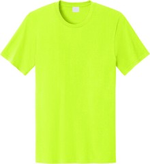 Mens Safety Green Safety Orange T-Shirt Light Weight 4.3-Ounce Blended Tee S-4XL