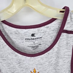 Colosseum Arizona State Sun Devils Tank Top Mens Medium Gray Maroon Gold ASU NEW