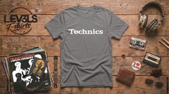 TECHNICS LOGO T SHIRT DJ 1200 TURNTABLE MUSIC VARIOUS COLORS SIZES M-2XL