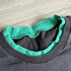 Vintage 80s 90s Daytona Beach Florida Ringer T Shirt Mens Size XL Black Green