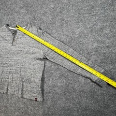 Alesbury Thermal Shirt Mens Medium Heathered Gray Lined Waffle Knit Henley Neck