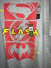The Flash DC Comics T Shirt Gray Size X Large
