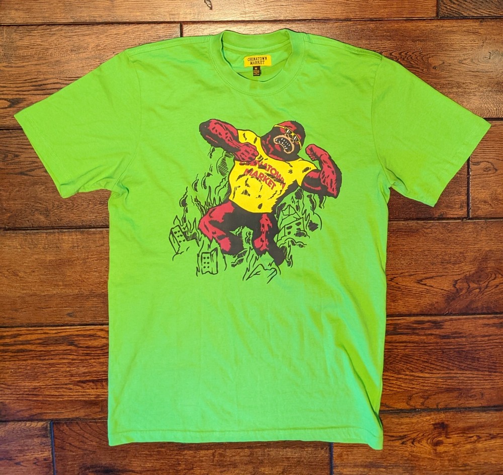 Chinatown Market Men’s Gorilla T-Shirt Green Size Medium