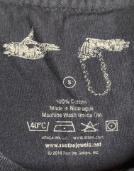 RUN THE JEWELS RTJ3 Navy Blue & Gold Shirt Small