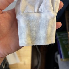 Vans T-Shirt Size Small Tie Dye Gray/White Graphic Logo Long Sleeve Classic Fit