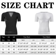 Fajas Para Hombres Faja Reductora De Hombre Body Shaper Tummy Control Tee Shirt