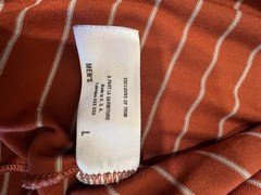 Patagonia Capilene Men’s L Striped Crew Neck Short Sleeve T-Shirt