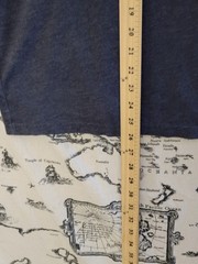 Next Level Apparel Men’s Graphic T-Shirt – Blue – Size M