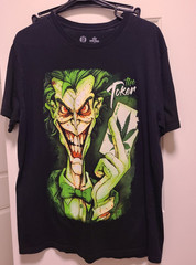 The Toker Joker Parody Shirt Mens L Black Graphic 420 Weed Get Down Art Tee