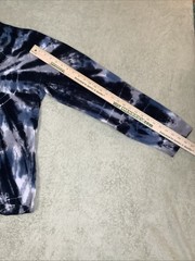 Reverse Threads Mens Tie Dye Blue White Long Sleeve Cadual Pull On Shirt L