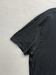 Buck Mason T Shirt Mens Size XL Black Slub Curved Hem Tee Short Sleeve Cotton