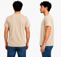 Gildan Heavy Cotton 5000 T-Shirt 3 & 5 Pack Men’s Blank Crew Neck Tee S-5XL