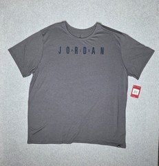 NIKE Air Jordan Jumpman Shirt Mens 3XL Gray Lightweight Basketball Activewear