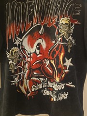 Reason No Revenge Graphic T-Shirt NWT Black Devil Cupid Oversized Men’s Large