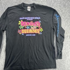 Vintage Cuesta College Beatles Beehives Shirt Mens XL Long Sleeve Music Theater