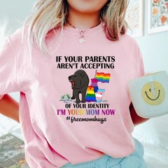 Free Mom Hugs Mama Bear T-shirt, Pride Month Tee, LGBTQ+ Ally Supporters Tee