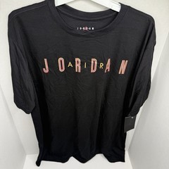 Jordan Graphic T-Shirt Black XXL Jumpman Logo Short Sleeve NWT