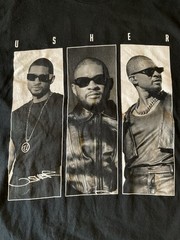 Usher Past Present Future Tour Concert T-Shirt 2024 Houston Tx Toyota Center SzM