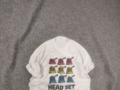 Vintage 1991’s Heat Set Doctor Who at Momi Graphic Logo White Shirt Tee Promo